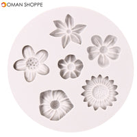 Flower Silicone Fondant Mold Cake Mould Decorating Baking Mold Sugarcraft Pastry Tool