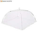 Folding Fly-proof Dirt-resistant Food Shield Gauze Umbrella Food Cover Picnic Kitchen Anti Fly Mosquito Net Table Tent Meal Cover Table Mesh Food Cover Kitchen Tools