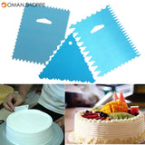 Fondant Cake Pizza Side Scraper Cutter