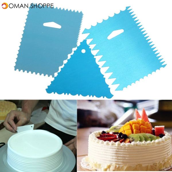 Fondant Cake Pizza Side Scraper Cutter