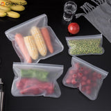 Food Bag Refrigerator Food Storage Bag Fruit and Vegetable Seal Bag Reuse Keep Fresh Zip Lock