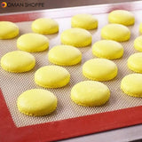 Food grade Silicone Baking Mat Pad Fiber Glass Non-stick Baking Cake Cookie Bread Mat