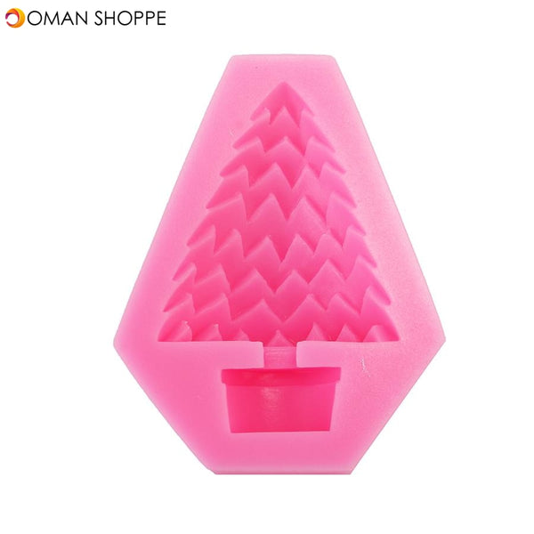 Food Grade Silicone Cake Mold DIY Chocalate Cookies Ice Tray Baking Tool Christmas Tree