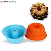  Food Grade Silicone Cake Mold DIY Chocalate Cookies Ice Tray Baking Tool Exclusive Bundt