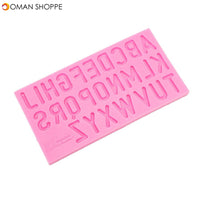 Food Grade Silicone Cake Mold DIY Chocalate Cookies Ice Tray Baking Tool Letters Of Alphabet