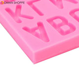 Food Grade Silicone Cake Mold DIY Chocalate Cookies Ice Tray Baking Tool Letters Of Alphabet