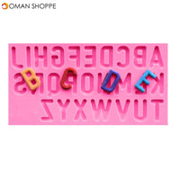 Food Grade Silicone Cake Mold DIY Chocalate Cookies Ice Tray Baking Tool Letters Of Alphabet