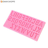 Food Grade Silicone Cake Mold DIY Chocalate Cookies Ice Tray Baking Tool Letters Of Alphabet