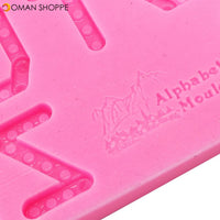 Food Grade Silicone Cake Mold DIY Chocalate Cookies Ice Tray Baking Tool Letters Shape