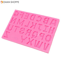 Food Grade Silicone Cake Mold DIY Chocalate Cookies Ice Tray Baking Tool Letters Shape