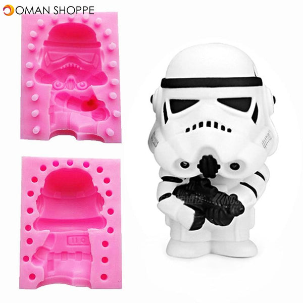 Food Grade Silicone Cake Mold DIY Chocalate Cookies Ice Tray Baking Tool Specail Man Shape