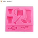 Food Grade Silicone Cake Mold DIY Chocalate Cookies Ice Tray Baking Tool Stockings Shape