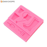 Food Grade Silicone Cake Mold DIY Chocalate Cookies Ice Tray Baking Tool Stockings Shape