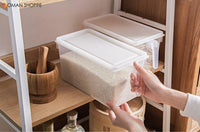 Food Storage Boxes With Lids-4.7L Large Plastic Kitchen Refrigerator Stackable Solutions