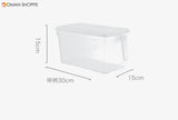 Food Storage Boxes With Lids-4.7L Large Plastic Kitchen Refrigerator Stackable Solutions