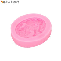  Goddess Head Portrait Silicone Fondant Mold Chocolate Soap Mould