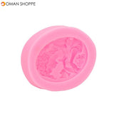  Goddess Head Portrait Silicone Fondant Mold Chocolate Soap Mould