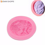  Goddess Head Portrait Silicone Fondant Mold Chocolate Soap Mould