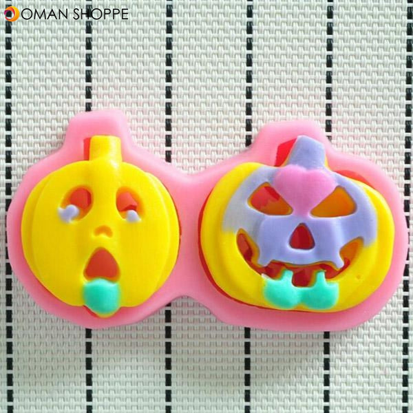 Hallowmas DIY Pumpkin Head Chocolate Cake Mold Creative Baking Tools