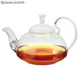 Heat Resistant Elegant Glass Teapot Infuser Flower/Green Tea Pot 750ml Size Coffee Pot Bar Accessory