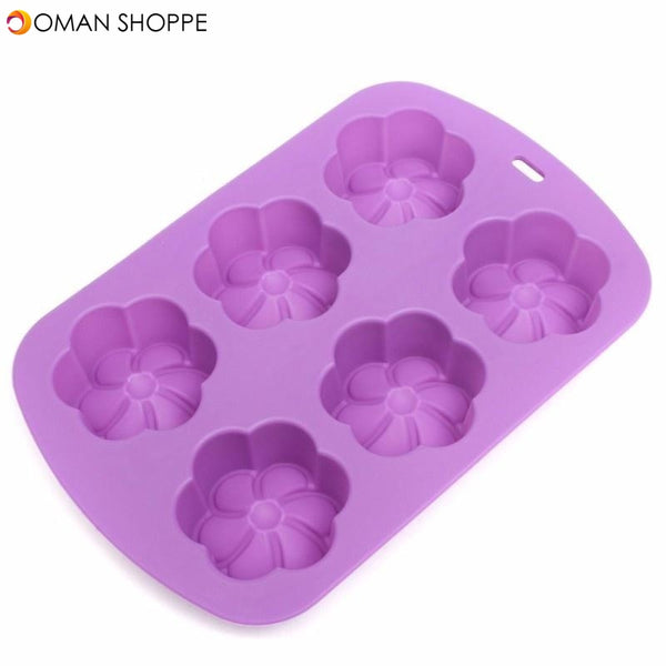 Homemade Flower Wedding Silicone Chocolate Cake Mold Cookie Gifts Soap Candy Mould Baking Mold Kitchen Tool DIY