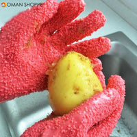 Honana 1 Pair Peeling Potato Gloves Peel Vegetable Fish Scale Gloves Potato Peeler Kitchen Tools