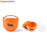 Honana 800mL Round Wheat Fiber Lunch Box Portable Eco Friendly Healthy Food Container Tote 