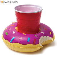 Honana CF-IC06 Mini Flamingo Floating Inflatable Coasters Swimming Pool Drink Phone Holder Stand  