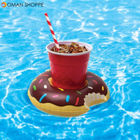 Honana CF-IC06 Mini Flamingo Floating Inflatable Coasters Swimming Pool Drink Phone Holder Stand  