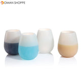 Honana CF-SC03 Portable Silicone Wine Glass Pocket Travel Flexible Unbreakable Whiskey Beer Cup