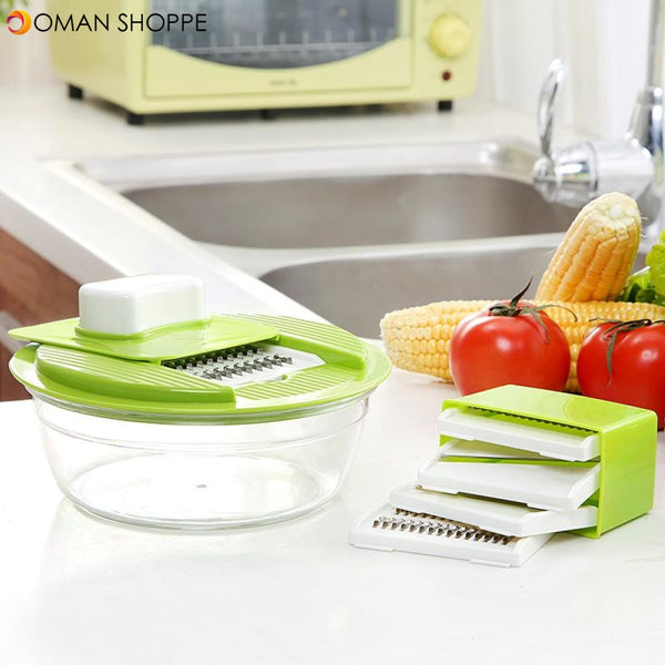 Honana KT-508 Multi-function 5 In 1 Vegetable Food Chopper Processor Machine Slicer Cutter Julienne