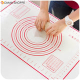 Honana Platinum Silicone Dough Fondant Mat Glass Fiber Reinforced  60 x 40cm Baking Mat