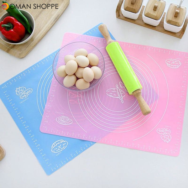 Honana Silicone Baking Mat Non-stick Oven Mat Heat Insulation Pad Kid Picnic Mat With Measurement