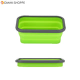 Honana Silicone Folding Bento Box Collapsible Portable Lunch Box For Food Dinnerware Food Container Food Bowl