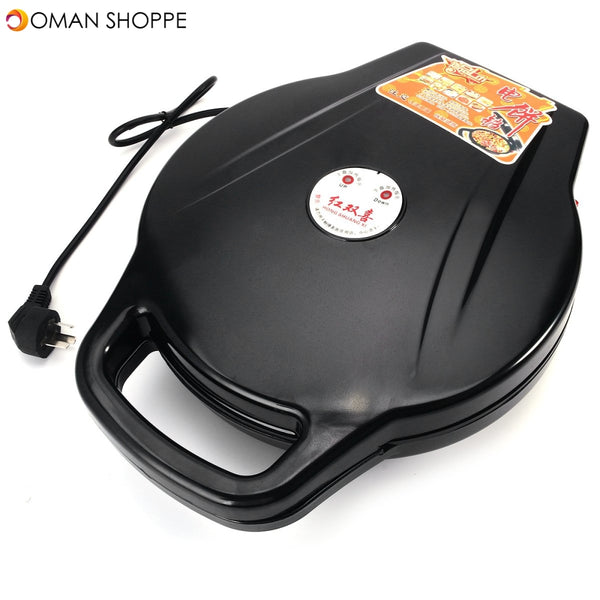 Hongshuangxi Electric Griddle Machine Non Stick Frying Pan Crepe Pancake Maker Home Breafast Baking Tool