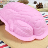 Human Brain Shape Pan Baking Silicone Halloween Cake Mold Pudding Jello Dessert Mold