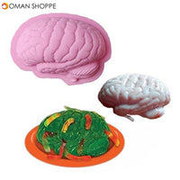 Human Brain Shape Pan Baking Silicone Halloween Cake Mold Pudding Jello Dessert Mold