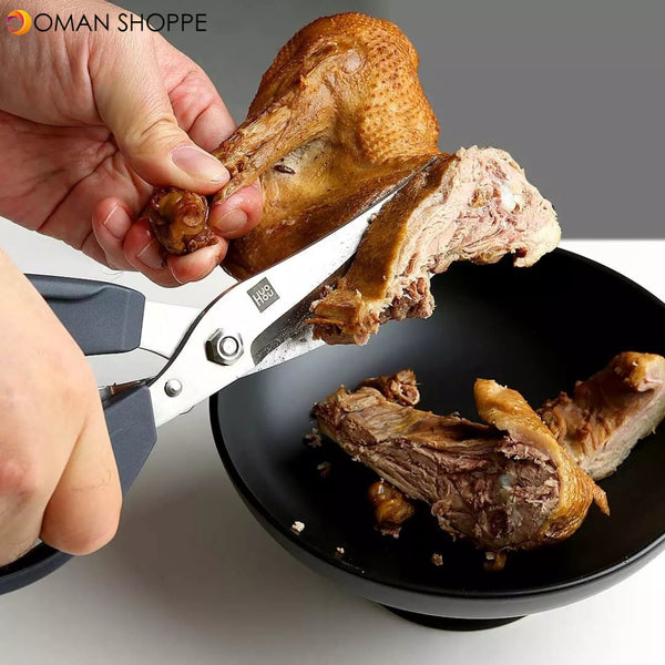 HUOHOU Multifunctional 40Cr13 Stainless Steel Kitchen Scissors Chicken Meat Scissor Food Bone Cutter From Xiaomi Youpin