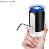 KCASA Electric Charging Water Dispenser USB Charging Water Bottle Pump Dispenser Drinking Water Bottles Suction Unit Faucet Tools Water Pumping Device