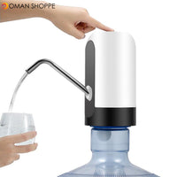 KCASA Electric Charging Water Dispenser USB Charging Water Bottle Pump Dispenser Drinking Water Bottles Suction Unit Faucet Tools Water Pumping Device