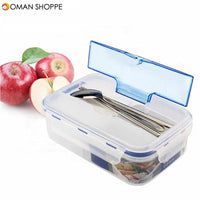 KCASA KC-FY01 Portable Microwave PP Lunch Box With Tableware MultiCell Large Capacity Food Container