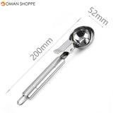 KCASA KC-IS01 Stainless Steel Scoop Spoon Dig Spherical Ball Tool For Ice Cream Fruit Frozen Yogurt 