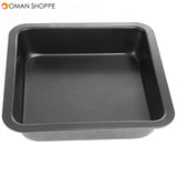 KCASA KC-OP02 8 Inches Stainless Steel Non-stick Square Pizza Cake Mold Bread Cookie Tray Oven Pan