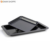 KCASA KC-OP03 Stainless Steel Non-stick Rectangular Cake Mold Bread Cookie Sheet Tray Oven Pan 