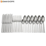 KCASA KC-ST002 High-end Stainless Steel 24 Pieces Flatware Set Dinnerware Set