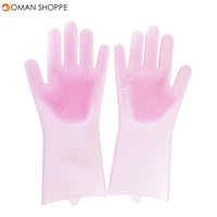 KCASA Multifunctional Durable Magic Silicone Washing Gloves Cooking Glove Cleaning Tools 