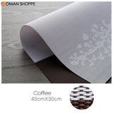 KCASA Placemat Fashion Pvc Dining Table Mat Disc Pads Bowl Pad Coasters Waterproof Table Cloth Pad Slip-Resistant Pad