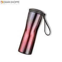 Kiss Kiss Fish MOKA Smart Cup 430ml OLED Temperature Vacuum Flasks Thermoses with Leather Rope Mug Protable Stainless Steel Cup From Xiaomi Youpin