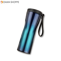 Kiss Kiss Fish MOKA Smart Cup 430ml OLED Temperature Vacuum Flasks Thermoses with Leather Rope Mug Protable Stainless Steel Cup From Xiaomi Youpin