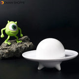 KISS KISS FISH UFO Flying Stack Cup Set Creative Fun Home Drinking Tools Ceramic Cup Set With Plate From Xiaomi Youpin